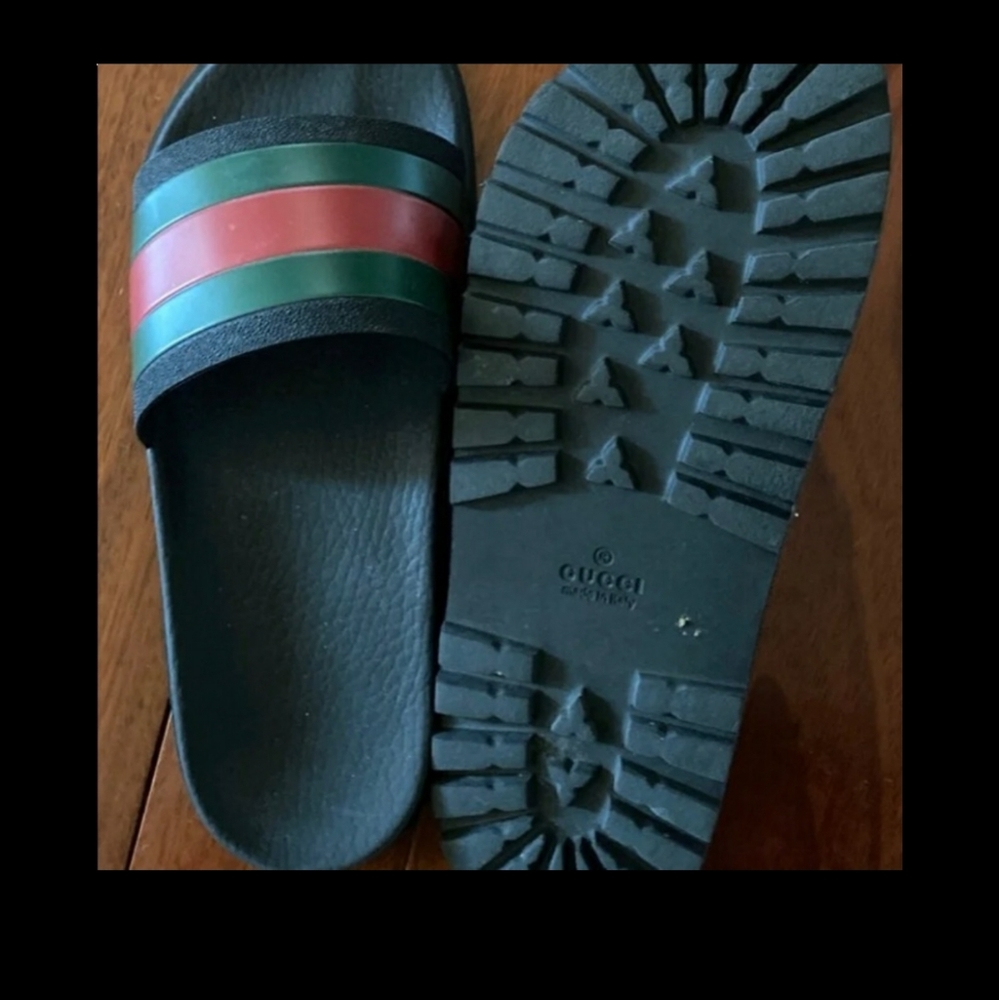 Almost New Gucci Trek Web Slides In Demand This Yr - image 1